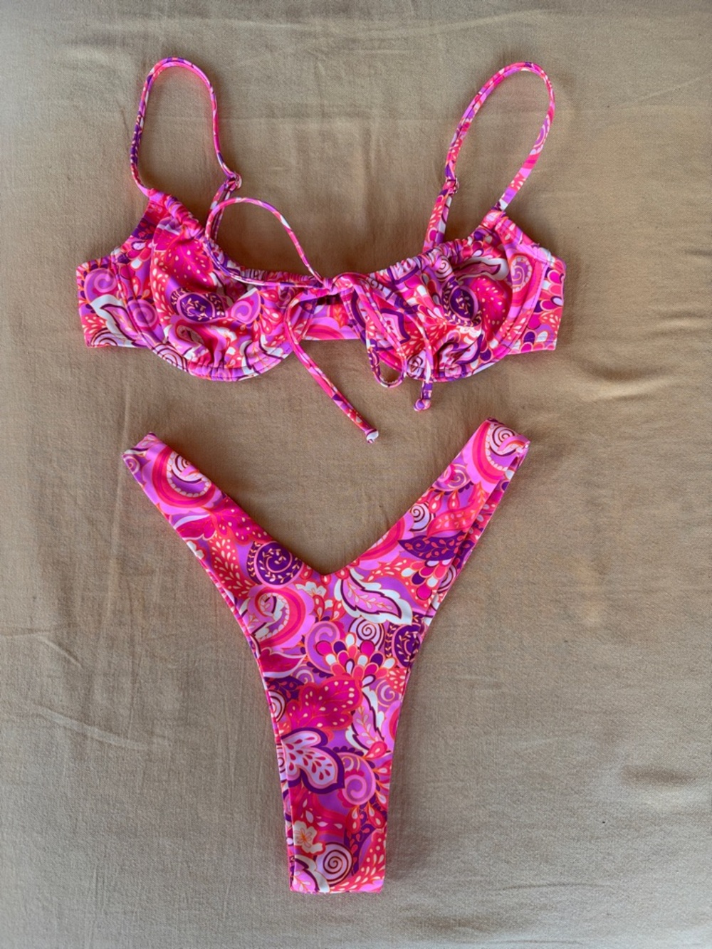 Kulani Kinis Strawberry Swirl Two-Piece Bikini